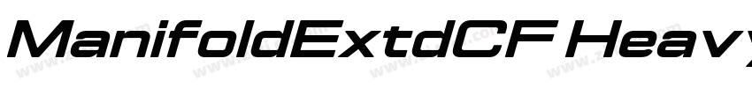 ManifoldExtdCF Heavy字体转换 ManifoldExtdCF Heavy字体转换